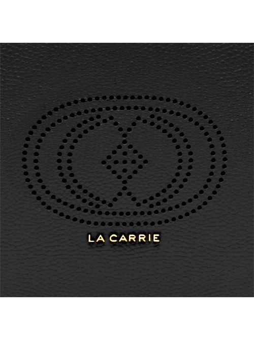 BORSA SHOPPING DRILLED BLACK LA CARRIE | 142P-DB-150 TBLY